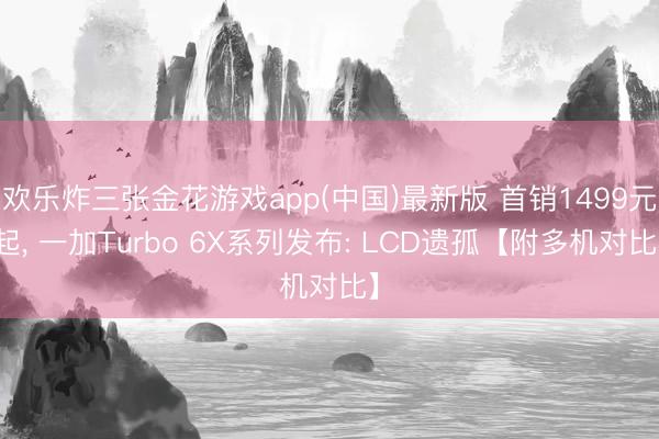 欢乐炸三张金花游戏app(中国)最新版 首销1499元起， 一加Turbo 6X系列发布: LCD遗孤【附多机对比】